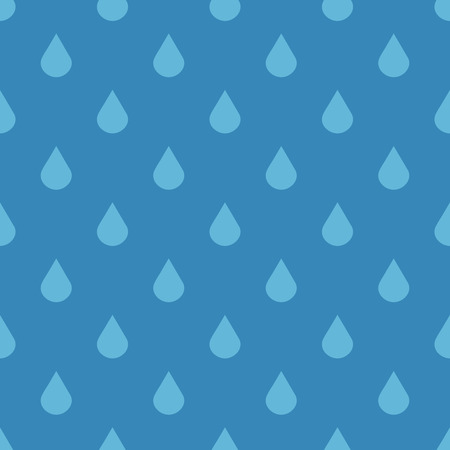 Blue vector water drops seamless pattern. Wet abstract design illustrationの写真素材