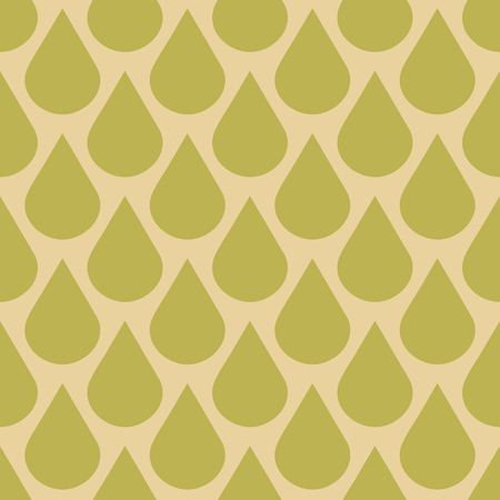 Vector drops seamless pattern in fall colors. Season rain illustrationのイラスト素材