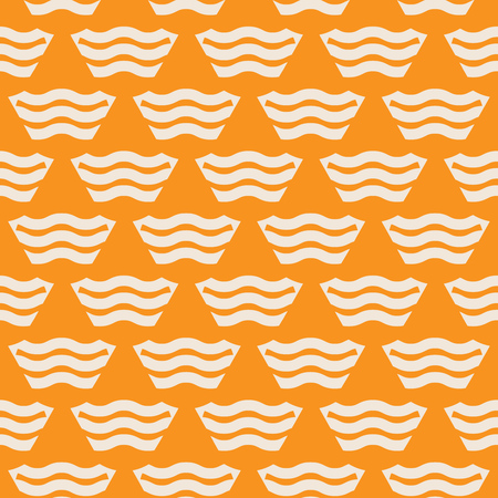 Orange abstract geometric seamless pattern. Background abstract wallpaper, vector illustrationのイラスト素材