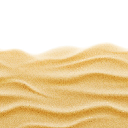 Beach sand seamless vector texture background. Natural sand wave illustrationのイラスト素材