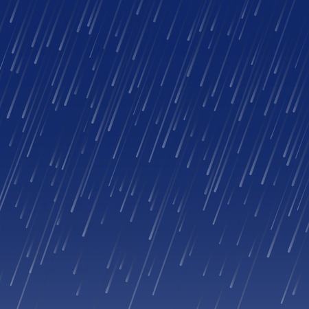 Vector raining autumn weather seamless pattern. Illustration of rain backgroundのイラスト素材