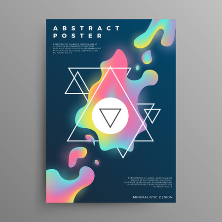 Motion, mixing colorful liquid shapes vector modern background.のイラスト素材