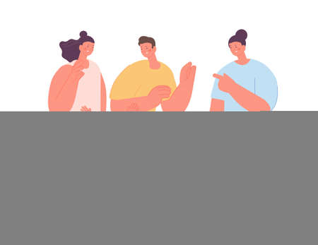 Family doctor visit. Cute smiling people, happy jumpin child patient. Health care, physician or dentist and parents with child vector scene. Illustration of care patient, professional kids medicineのイラスト素材