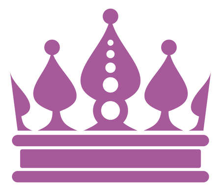 Crown sign. Luxury quality emblem in vintage style isolated on white backgroundのイラスト素材