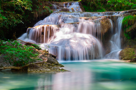  Erawan National park  in Kanchanaburi province in Thailand