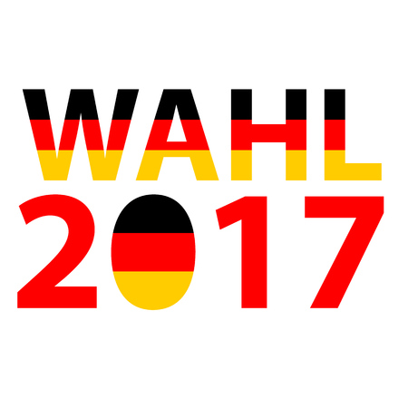 German politics election concept.のイラスト素材