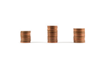 Pile of coins