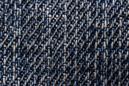 Close up of blue jeans textured.