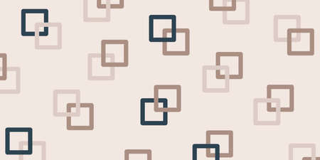 Illustration square line background vectorのイラスト素材