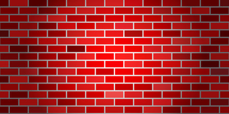 Illustration of red brick background vectorのイラスト素材