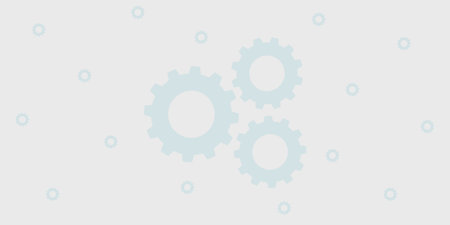 Illustration of blue cog shape on white background vectorのイラスト素材