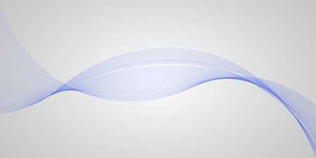 Abstract blue line on gradient gray background vectorのイラスト素材