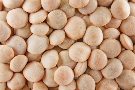 close up macro dry lentils top viewの写真素材