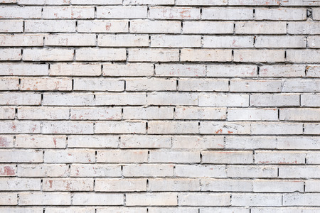wall brick white for texture or backgroundの写真素材