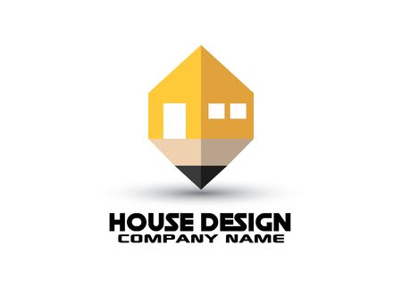 House concept   design in vector formatのイラスト素材