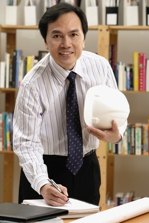 A man working