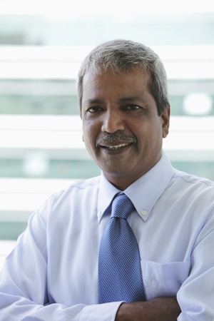 Head shot of Indian business manの写真素材