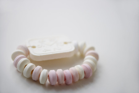 Candy bracelet watchの写真素材
