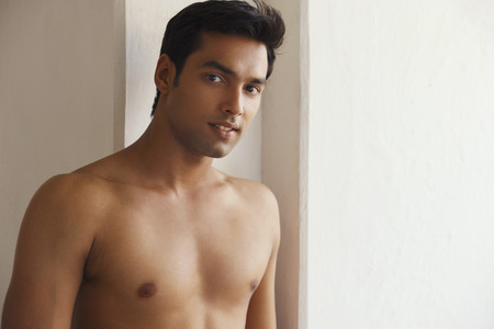 shirtless manの写真素材
