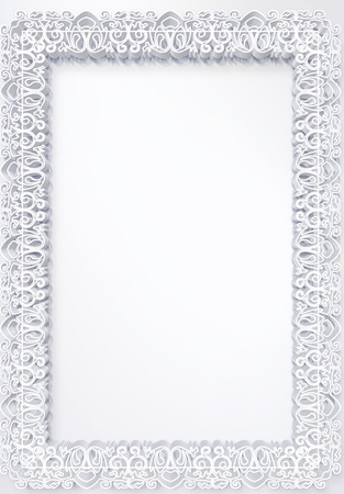 floral white 3Dの写真素材