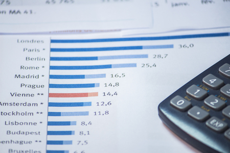 Business accounting backgroundの写真素材