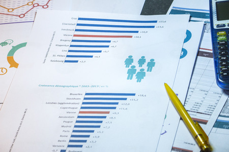 Business accounting backgroundの写真素材