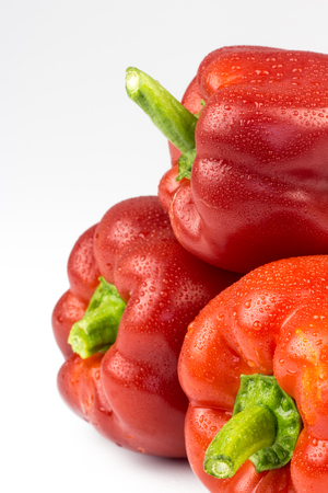 Fresh vegetables Red Peppersの写真素材