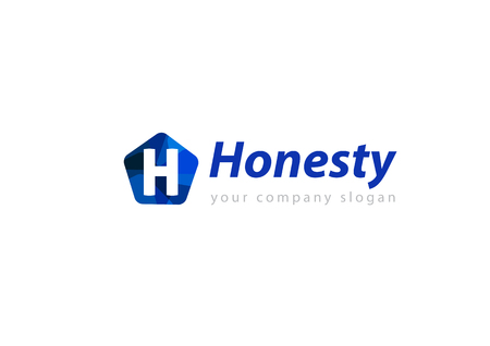 letter H Template for your companyのイラスト素材