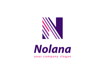 letter N Template for your companyのイラスト素材