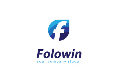 letter F Template for your companyのイラスト素材