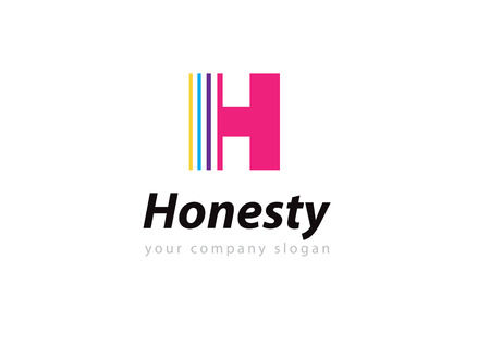 letter H Template for your companyのイラスト素材