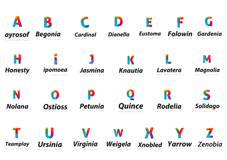 letters Template for your companyのイラスト素材