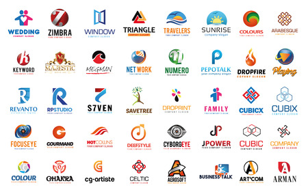 Icon collection Template for your companyのイラスト素材