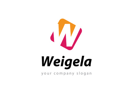 letter W Template for your companyのイラスト素材