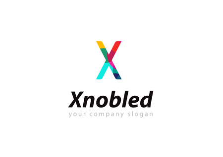 letter X logo Template for your companyのイラスト素材