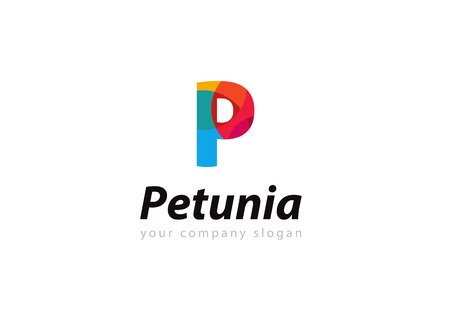 letter P Template for your companyのイラスト素材