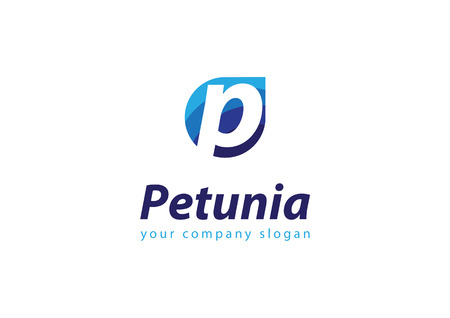 letter P Template for your companyのイラスト素材