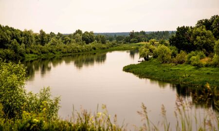 Very beautiful view of the river