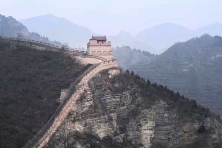 Great Wall in Beijing - Wonder of  Worldの写真素材
