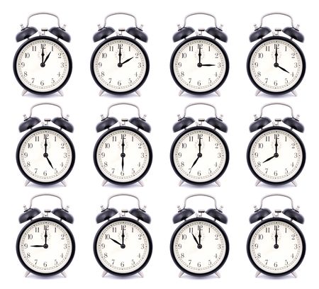 Time Collection of Alarm Clockの写真素材