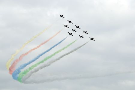 Air Team Work Showの写真素材