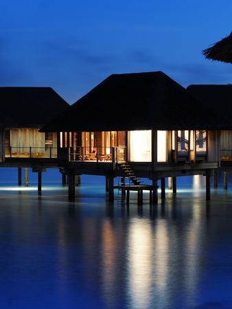 Blue Night of Water Villaのeditorial素材