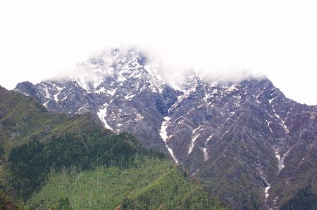 Snow Mountainの写真素材