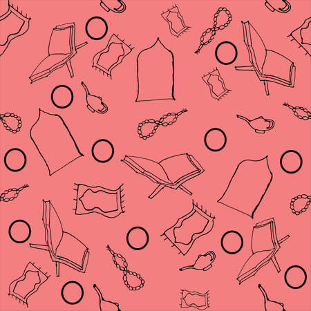 islamic pattern backgroundのイラスト素材