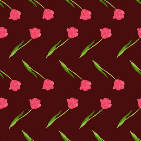 seamless pattern floral cute vector background