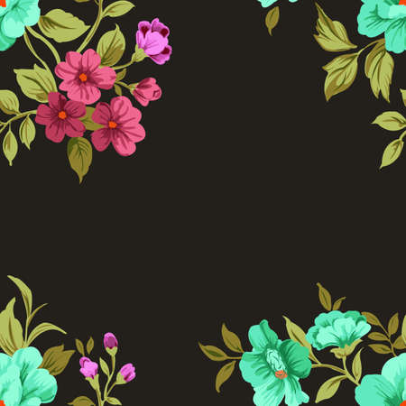 Small Floral Seamless Pattern with Cute Flowers . Feminine Texture in Rustic, Calico. Vector Spring and summerのイラスト素材