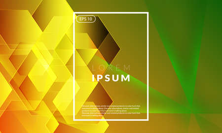 background Colorful geometric. simple shape with autumn color composition. Eps10 vector. Suitable For Wallpaper  Banner  Card  Book Illustration  Web Landing Page  and Other Related Creativeのイラスト素材