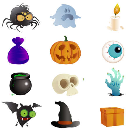 Happy Halloween vector icon Holidayのイラスト素材