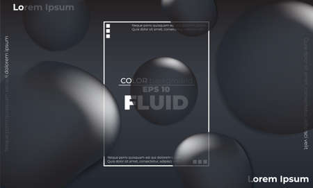 Abstract fluid color pattern of neon color liquid gradient background with modern geometric dynamic motion style Suitable For Wallpaper, Banner, Background, Card, Book Illustration, landing page,のイラスト素材