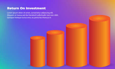business target direction concept to success. Return on investment ROI. Applicable for promotion  ...